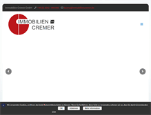 Tablet Screenshot of immobiliencremer.de